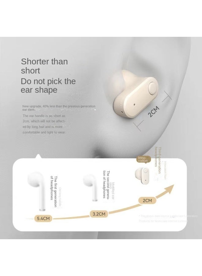 Neutral New Short Stem T89 Wireless Bluetooth Earphones 5.3 Long Battery Life High Sound Quality Wireless Earphones Direct - Image 2