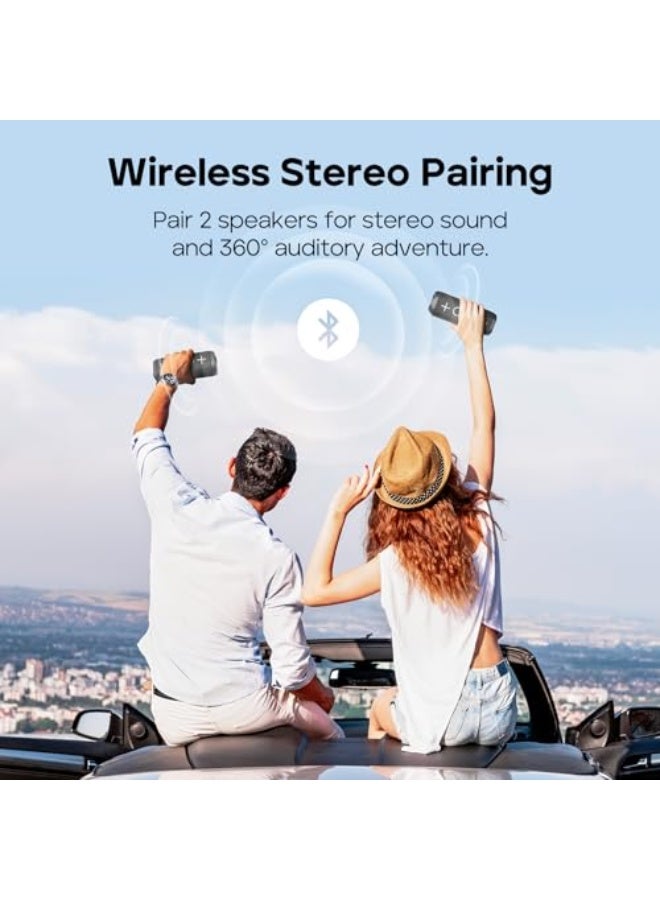 Tribit StormBox 2 Bluetooth Speaker with 34W 360° Surround Sound, XBass Tech, 24H Playtime, IPX7 Waterproof, Bluetooth 5.3, TWS Pairing Portable Wireless Speaker for Outdoor - Image 3