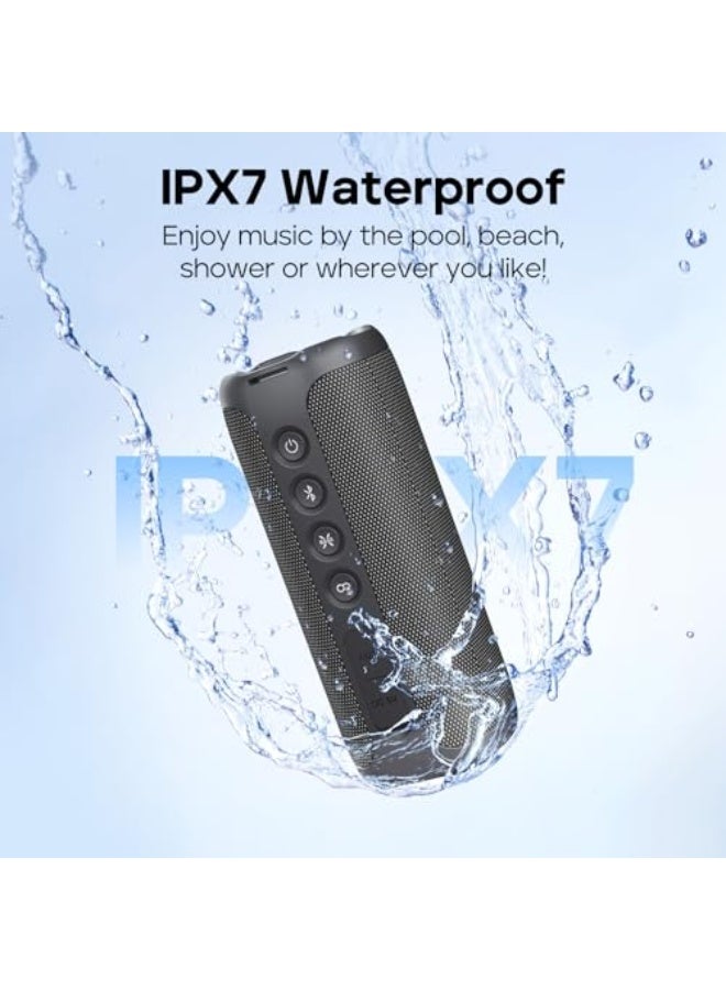 Tribit StormBox 2 Bluetooth Speaker with 34W 360° Surround Sound, XBass Tech, 24H Playtime, IPX7 Waterproof, Bluetooth 5.3, TWS Pairing Portable Wireless Speaker for Outdoor - Image 5