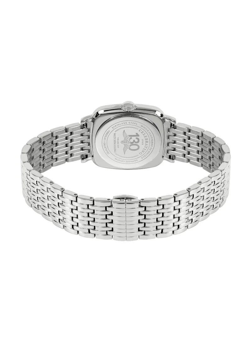 Rotary  Men's Heritage Astoria Analogue Watch, 32 mm, White Dial, Stainless Steel Bracelet for Men | Best Price UAE