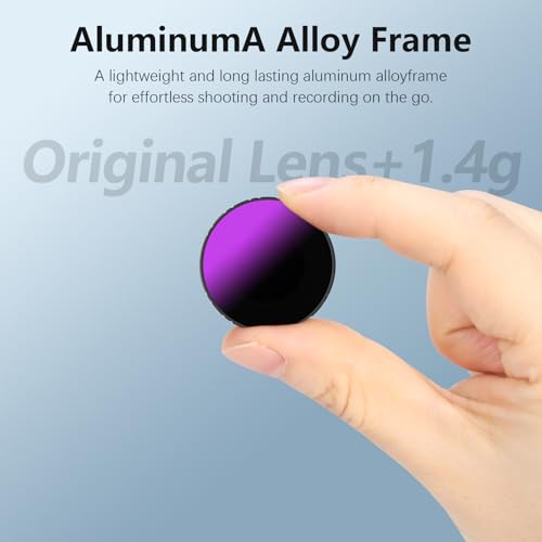 AMAZEAR ND Filters Set for DJI Osmo Nano Accessories, CPL / ND8 / ND16 / ND32 Replacement Lens Filters Kit, 4 Pack Optical Glass HD Oil Resistant Easy to Use - Image 5