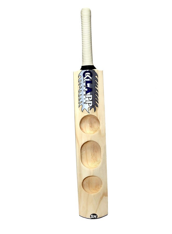 Klapp Test Popular Willow Handle Cricket Bat, Size 7 , wood (Off-White, Round) - Image 5
