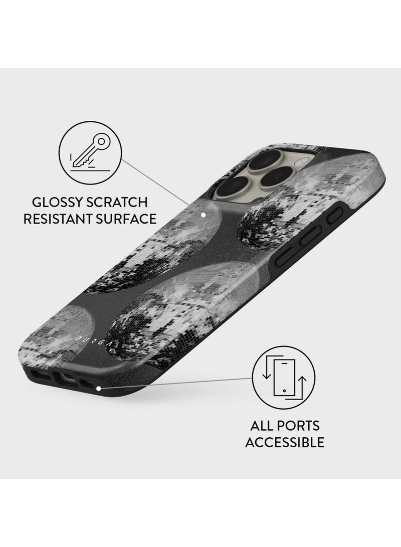 BURGA iPhone 16 pro Case, 2 Piece Hard Shell + TPU Silicone Interior, Shock Absorption, All Port Accessible, Raised Bezel For Screen & Camera Protection, Never Fading HQ Print,After Hours - Image 3