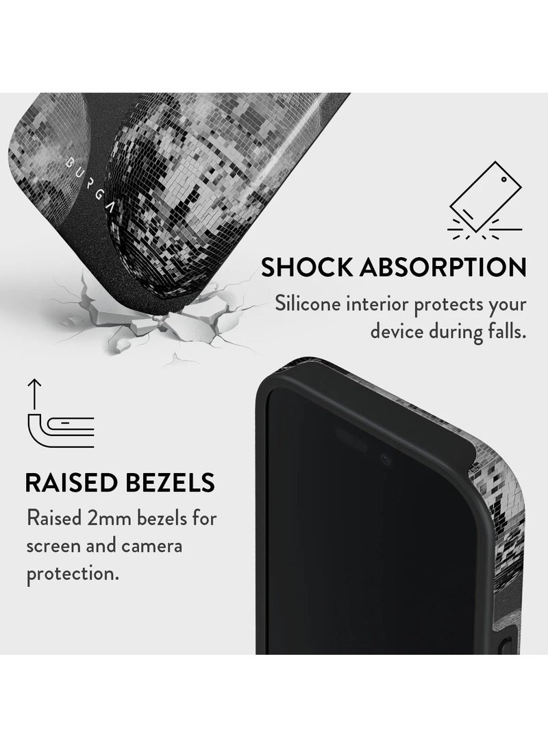 BURGA iPhone 16 pro Case, 2 Piece Hard Shell + TPU Silicone Interior, Shock Absorption, All Port Accessible, Raised Bezel For Screen & Camera Protection, Never Fading HQ Print,After Hours - Image 4