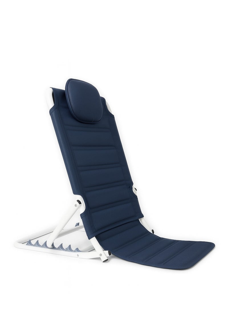 مسند ظهر مبطن قابل للطى نسيج (PVC) مسامى - 6 درجات ميل - تصميم متين - Image 3