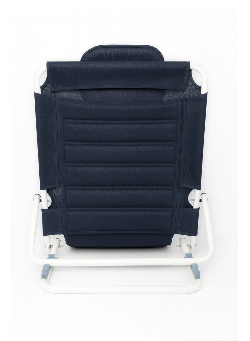 مسند ظهر مبطن قابل للطى نسيج (PVC) مسامى - 6 درجات ميل - تصميم متين - Image 4