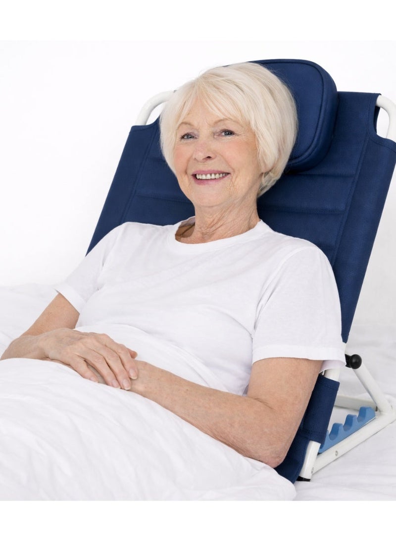 مسند ظهر مبطن قابل للطى نسيج (PVC) مسامى - 6 درجات ميل - تصميم متين - Image 1