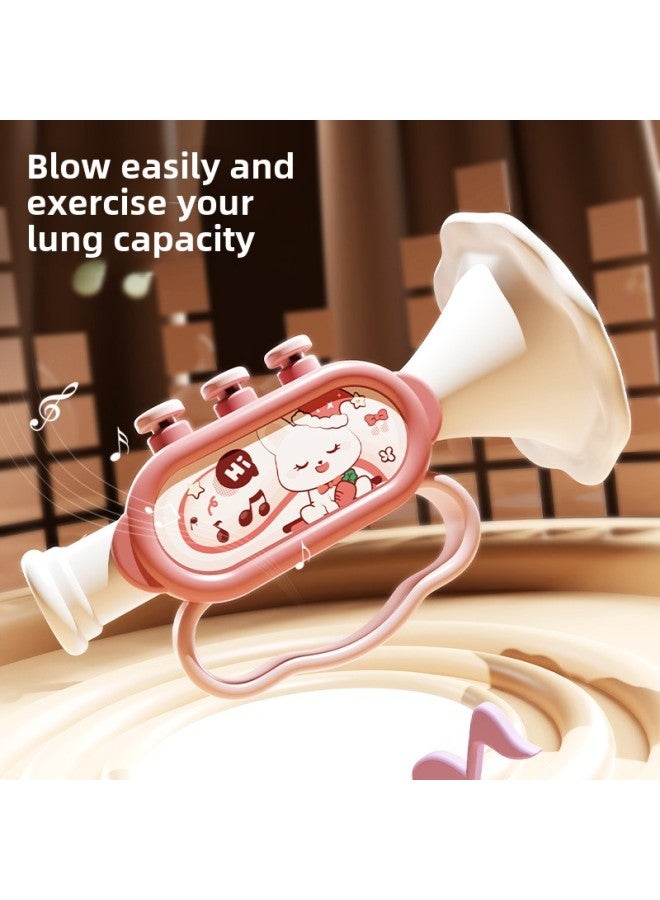 Early Education Four-in-One Rattle Musical Instrument Toy Suit Exercise Baby's Audiovisual Development Hand Drum-Color:Music Enlightenment 4-piece Set (cute Bear) Color Box  - Image 4