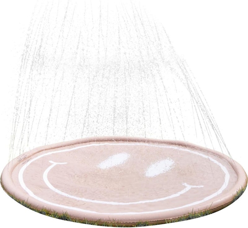 Bouncee Store Splash Pad Sprinkler for Kids - 68" Outside Mini Pool for Baby and Toddler - Splash Pad for Toddlers - Splash Pad for Kids Ages 4-8 - Inflatable Outdoor Toys for Toddlers - Water Toys - Image 1