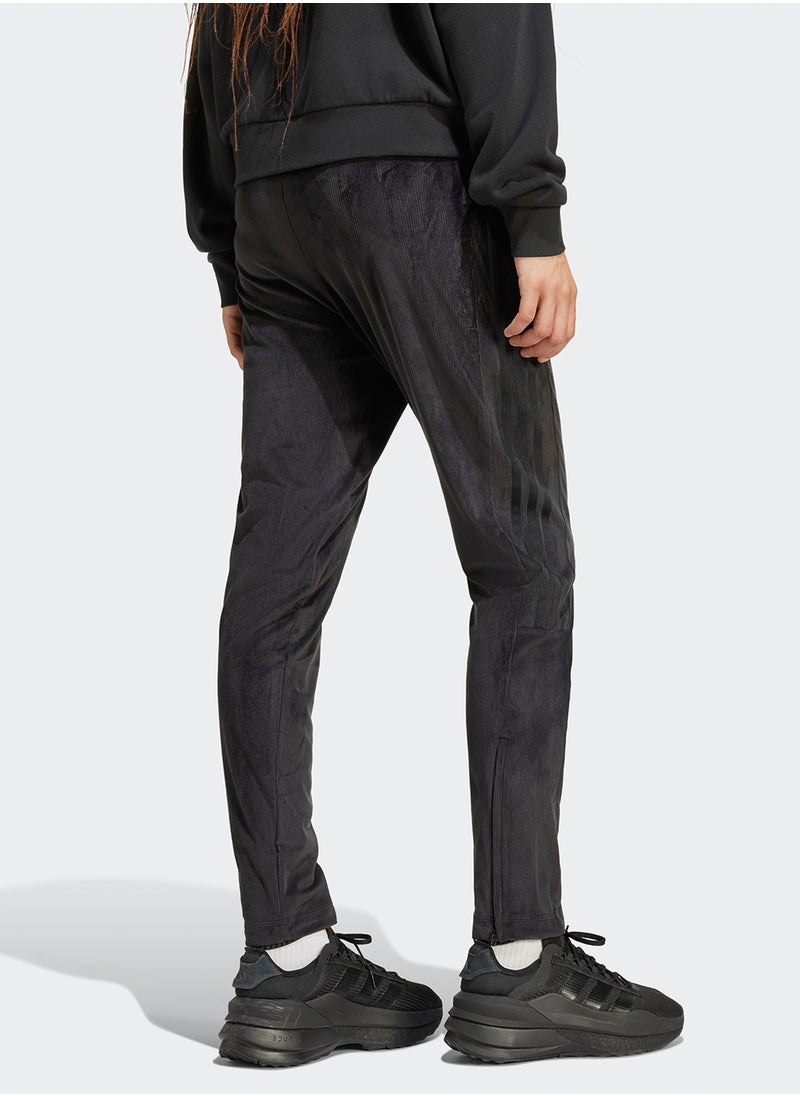 Adidas Tiro Cut 3 Stripe Stretchy Velour Track Pants  - Image 2