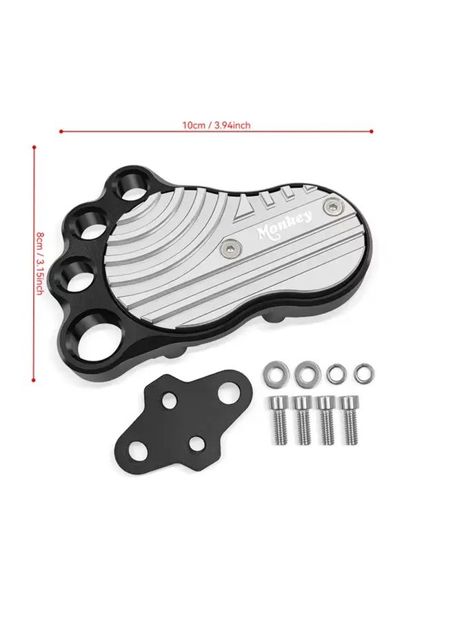 دواسة فرملة قرد فضية متوافقة مع هوندا جروم MSX125 DAX125 2013 2024 - Image 2