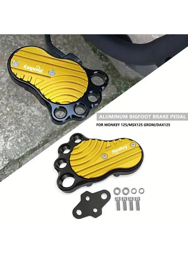 دواسة فرملة قرد فضية متوافقة مع هوندا جروم MSX125 DAX125 2013 2024 - Image 1