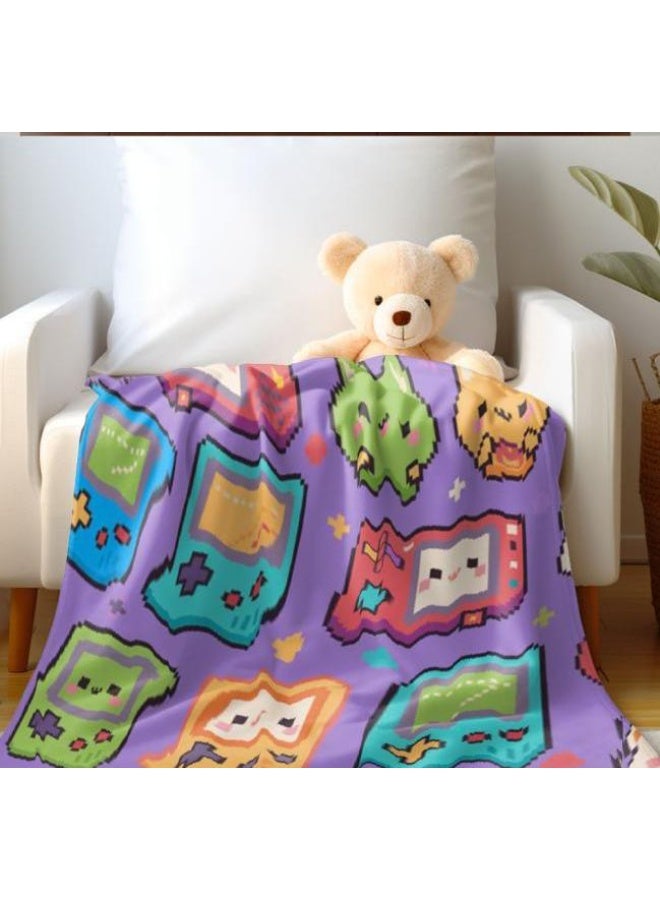 general Baby and children's cartoon flannel thin blanket (warm and comfortable, suitable for sleep, game use) 70cm*100cm - Image 3