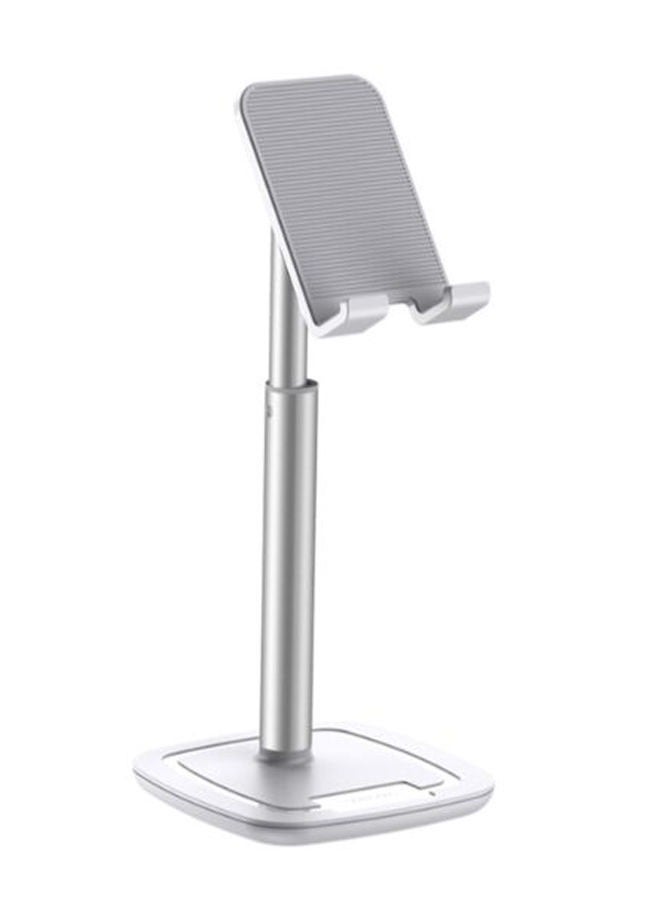 Portable Adjustable Height Mobile Phone Mount, Height Adjustable Cell Phone Stand for Desk, Phone Holder Stand Compatible with iPhone and All Mobile Phones Tablet - Image 1