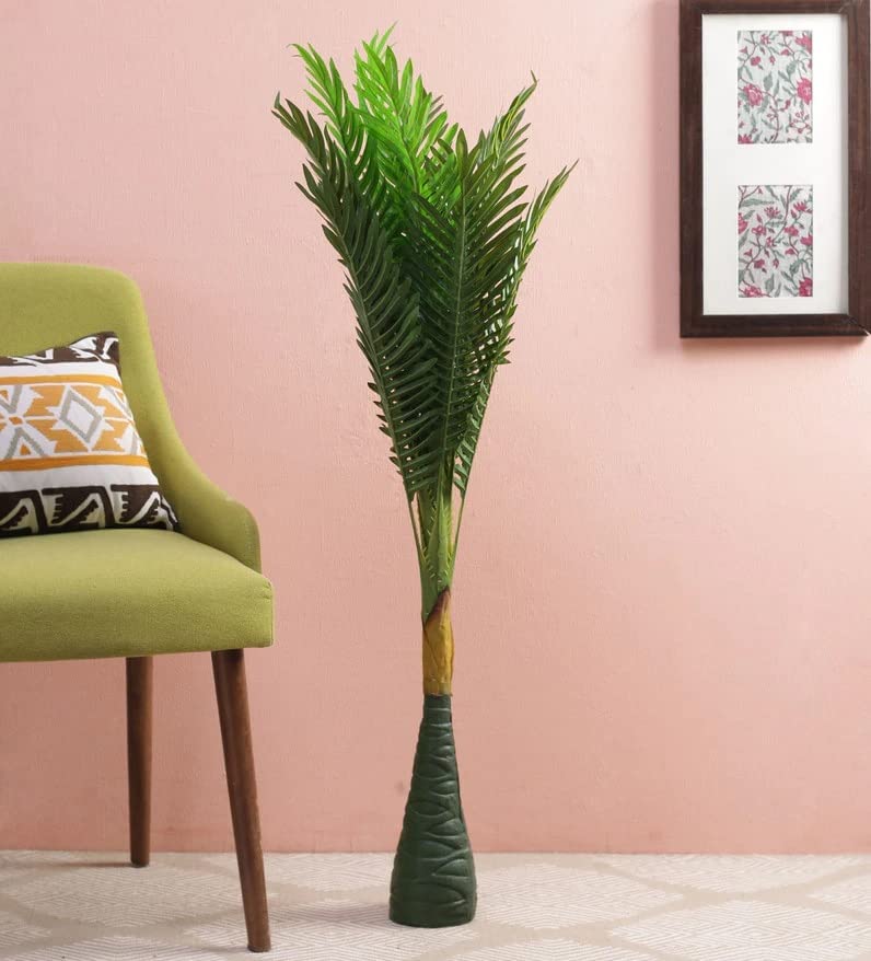 Homenique Big Artificial Palm Tree Areca Plant for Home Decor - 3.5 Feet - Image 1