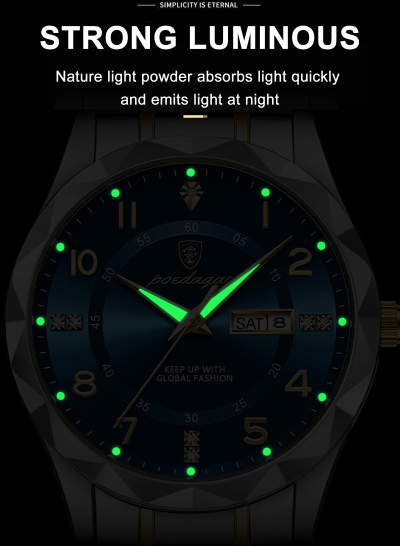 POEDAGAR Men's Watch Fashion Business Watch - Image 2