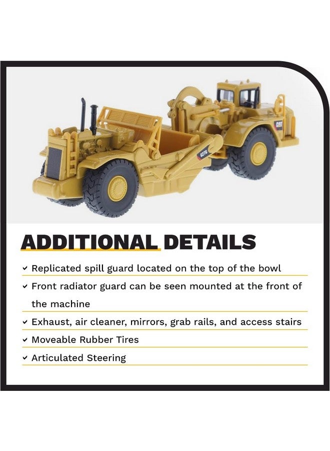 Diecast Masters 1:87 Scale Caterpillar 627G Wheel-Tractor Scraper, HO Scale Series Cat Trucks & Construction Equipment Model 85134