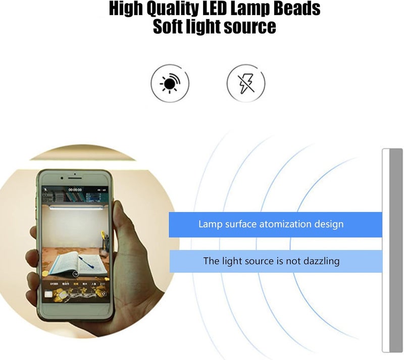 [Quality guaranteed] plplaaoo LED Under Cabinet Lighting USB Plug in, Under Cabinet Light USB Plug in Dimmable Eye Protection 3 Colors LED Counter Bar Lamp for Dormitory Bedroom Desk Oil resistant Easy for adults & kids Timely planned dispatch Rare market product Combine quality & fair price Processed natural substance Individual & group usable In-Kingdom stored commodity Periodic stock arrangement Temporary in stock All-season available stock Storage transit efficiency build Flexible sizing options Market need oriented construction Home & travel essential Daily hot sale Global standard processed material Ready post purchase fulfill Pop-area nearby warehouse Workday cycle fulfillment Saudi family favorite Well reviewed by Saudi buyers Organized shipment arrange Storage burden minimized build - Image 3