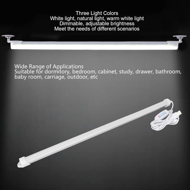 [Quality guaranteed] plplaaoo LED Under Cabinet Lighting USB Plug in, Under Cabinet Light USB Plug in Dimmable Eye Protection 3 Colors LED Counter Bar Lamp for Dormitory Bedroom Desk Oil resistant Easy for adults & kids Timely planned dispatch Rare market product Combine quality & fair price Processed natural substance Individual & group usable In-Kingdom stored commodity Periodic stock arrangement Temporary in stock All-season available stock Storage transit efficiency build Flexible sizing options Market need oriented construction Home & travel essential Daily hot sale Global standard processed material Ready post purchase fulfill Pop-area nearby warehouse Workday cycle fulfillment Saudi family favorite Well reviewed by Saudi buyers Organized shipment arrange Storage burden minimized build - Image 2