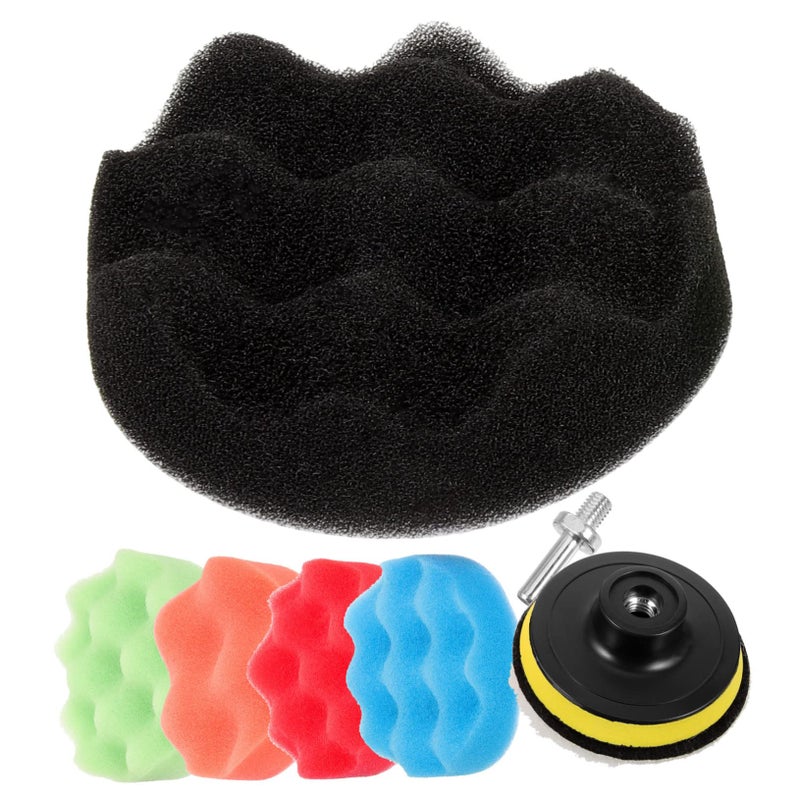 Car Polishing Kit High Elastic Drill Pads Durable Wear Resistant for Car Detailing - Image 2