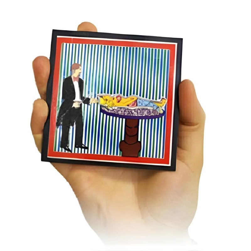 MilesMagic Magician's Floating Lady Gimmick | Lady Image Floating in Photo Mentalism | Stage Magic | Street Magic | for Real Close Up Effect Magic Trick - Image 1