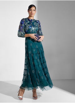 Frock and Frill Embellished Maxi Dress  - Image 4