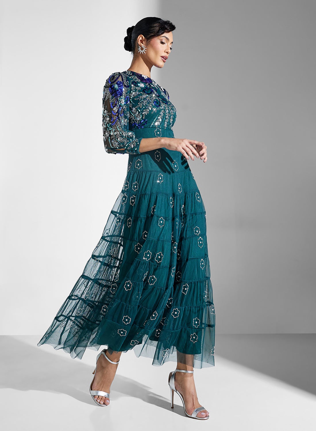 約5.3万円 タグ付 Arobe Pearl Frill Dress BLACK 約5.3万円 タグ付 Arobe Pearl Frill Dress BLACK（Pearl
