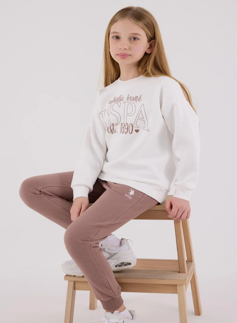 يو اس بولو اسن طقم جمبسوت بنات يو إس بولو أسن. أبيض