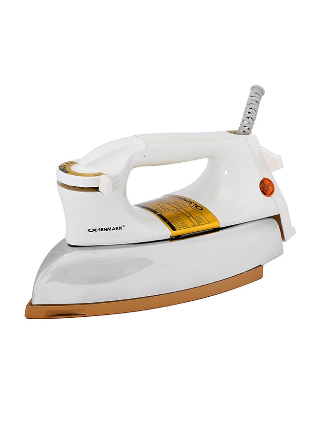 Olsenmark Automatic Dry Iron 50W 50 W Omdi1590 White/Silver - Image 1