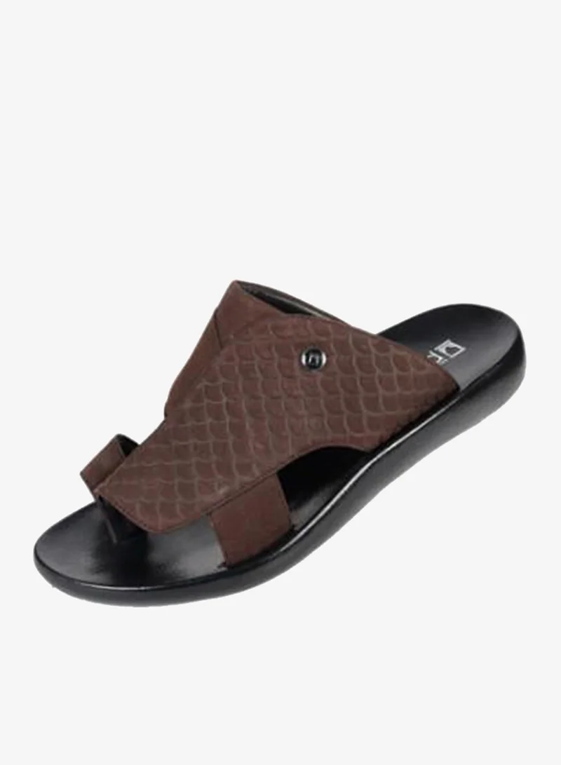 008-3567 Barjeel Mens FInger grip Sandals 63051 Brown