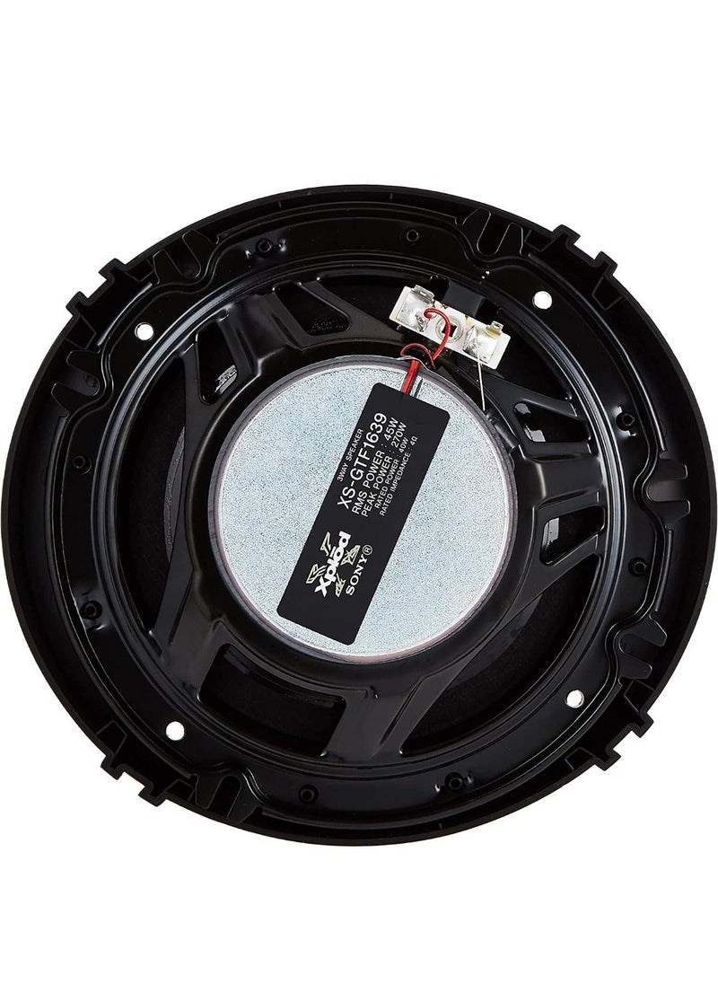 سوني - سماعات سوني 6.5 بوصة 270 وات XS-Gtf1639 3 اتجاهات للسيارة مع مكبرات صوت للسيارة Hop Acfm Cone Woofer - Image 1