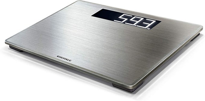 STYLE SENSE SAFE ELECTRONIC BATHROOM SCALE 300 SCALE STAINLESS STEEL