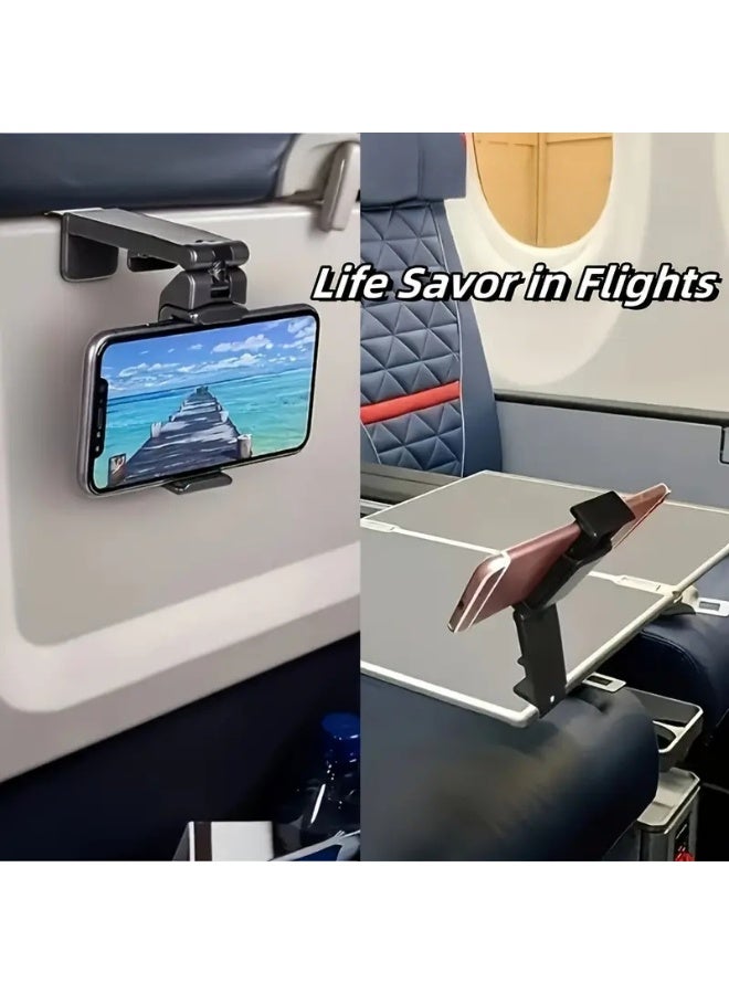Airplane Mobile Phone Stand - Rotating Durable Travel Stand, Car and Desktop Stand, Hands-Free Viewing, Air Travel Accessories, In-F Entertainment, Sturdy Design - Image 2