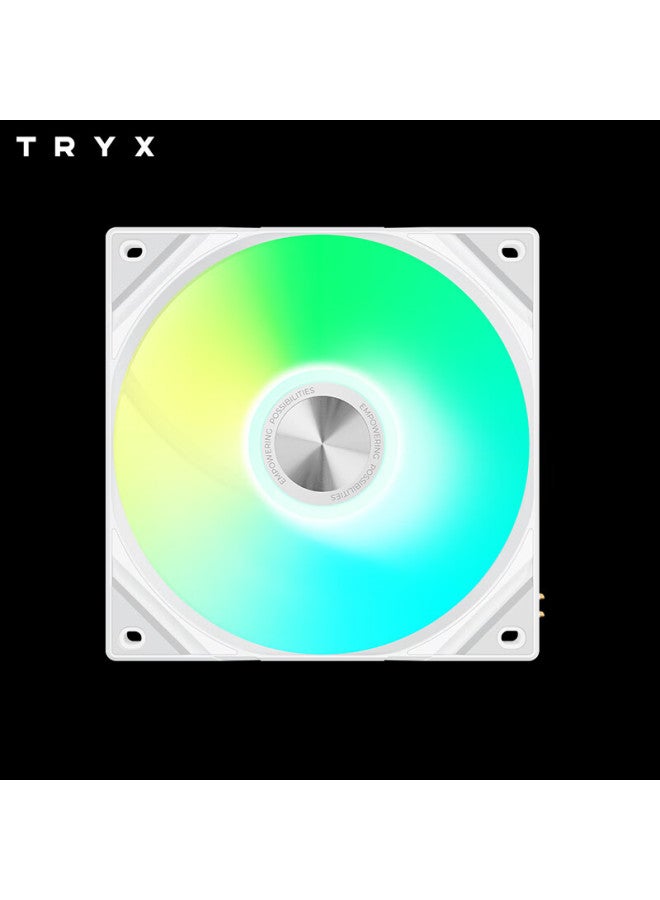 Tryx Rota Dark Star Sl Argb 120mm Fan, Triple Pack, White - Image 3