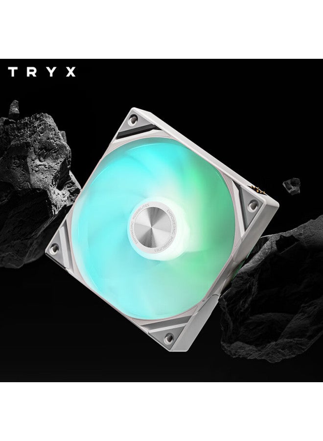Tryx Rota Dark Star Sl Argb 120mm Fan, Triple Pack, White - Image 1