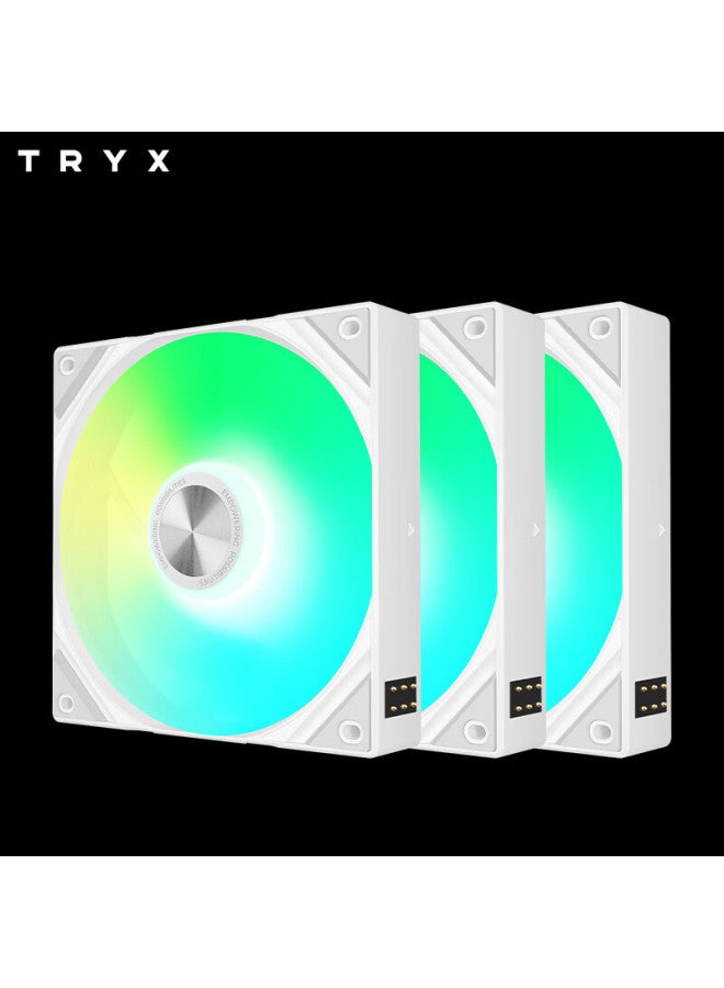 Tryx Rota Dark Star Sl Argb 120mm Fan, Triple Pack, White - Image 2