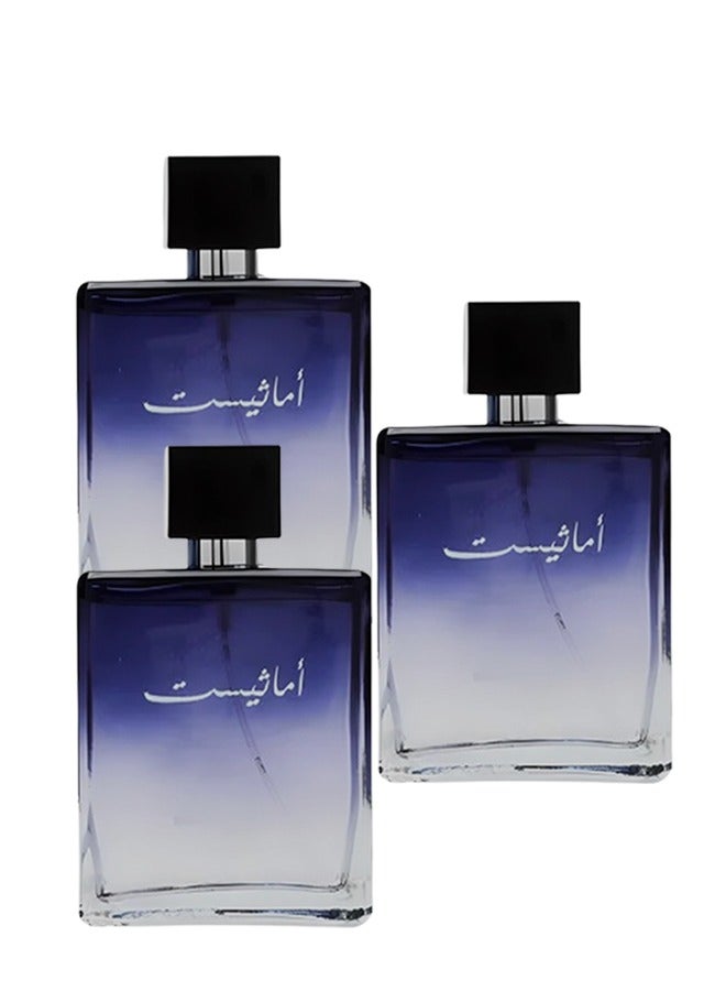 Amethyst 3 Pieces Amethyst Perfume For Unisex 100ml EDT - Image 1