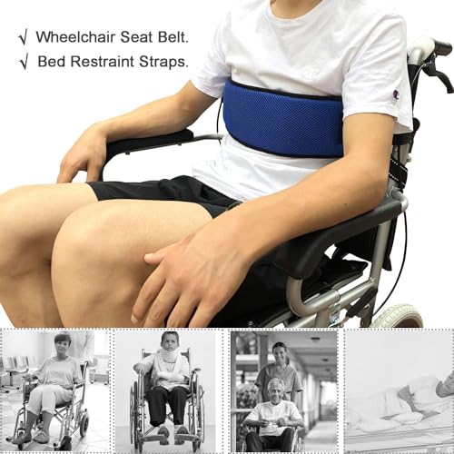 Ndola Wheelchair Safety Waist Belt Adjustable Patients Cares Seat Strap for the Elderly, Wheelchair Seat Strap, Wheelchair Waist Belt (Half Size) - Image 5