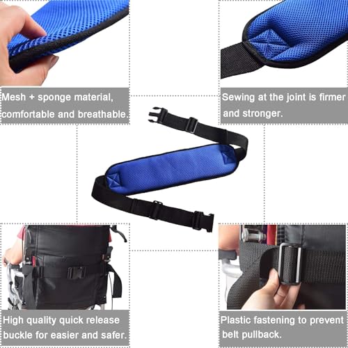 Ndola Wheelchair Safety Waist Belt Adjustable Patients Cares Seat Strap for the Elderly, Wheelchair Seat Strap, Wheelchair Waist Belt (Half Size) - Image 4