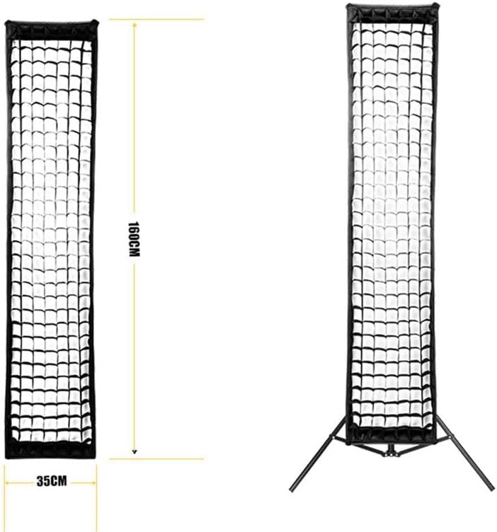 eWINNER Low dust buildup Portable Octagon Round Long strip rectangle Umbrella Softbox Honeycomb Grid for Softbox Studio Flash Speedlite Photography Photo Shooting Video Accessory (35x160CM, Long strip Grid) Most item matching trendy design - Image 4