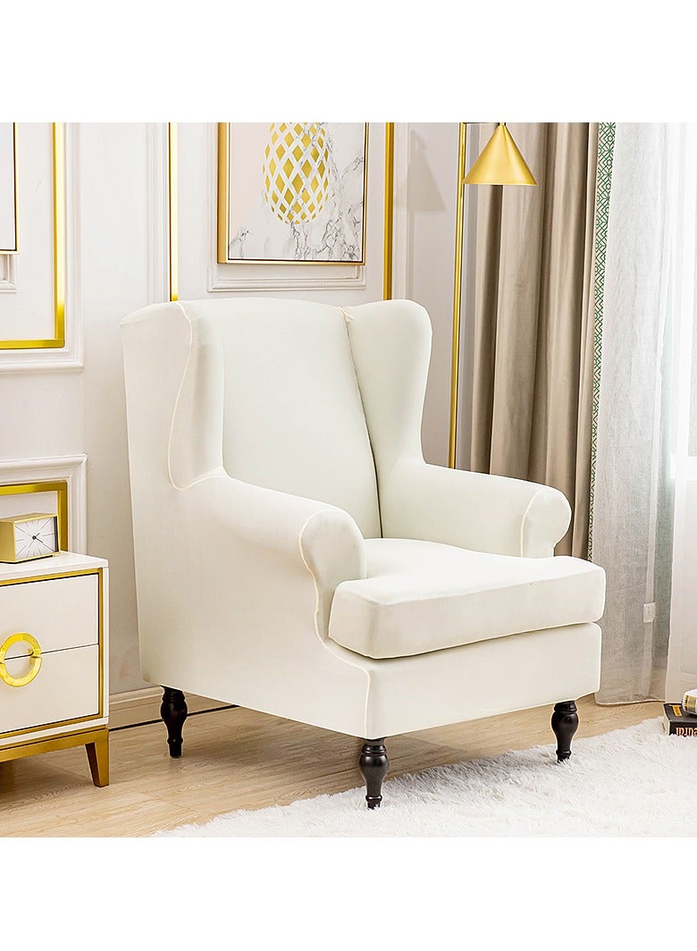 DUNISO Recliner sofa cover, high elasticity armrest chair cover, fully wrapped tiger stool cover, furniture protection cover, single sofa cover, split design, universal for all seasons - Image 2