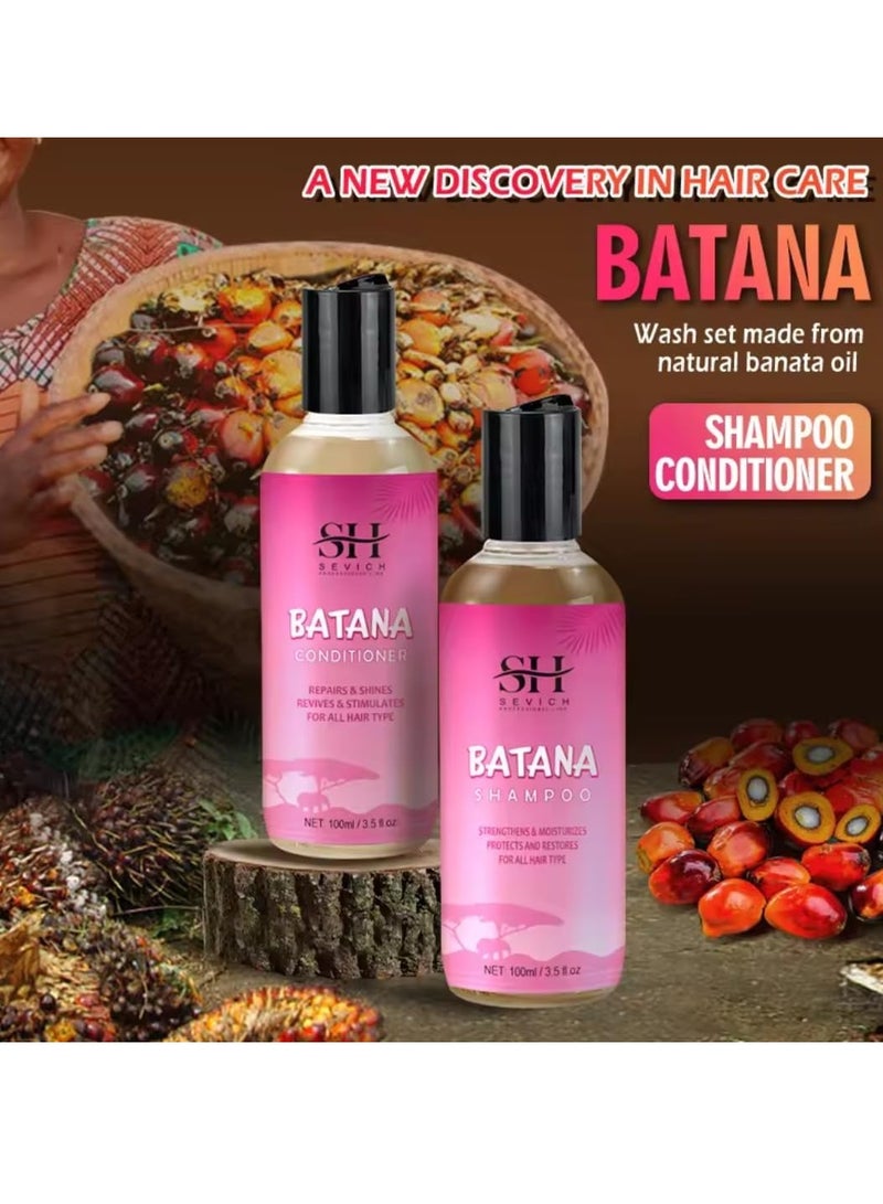 Sevich 100ml Batana Oil Conditioner Natural 100% Raw Batana Oil Hair Care Conditioner Shines Revives Protects from Dryness Moisturizes Restores Hair and Repair Damaged Hair Conditioner - Image 2