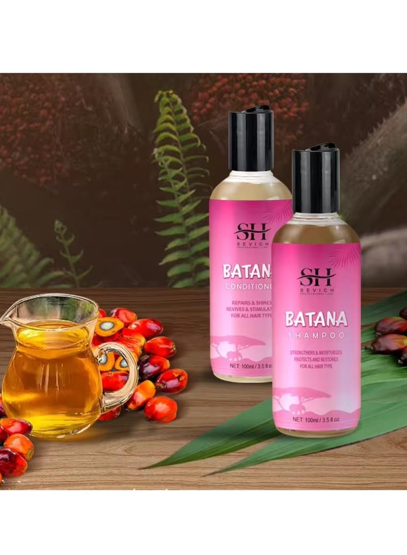 Sevich 100ml Batana Oil Conditioner Natural 100% Raw Batana Oil Hair Care Conditioner Shines Revives Protects from Dryness Moisturizes Restores Hair and Repair Damaged Hair Conditioner - Image 4