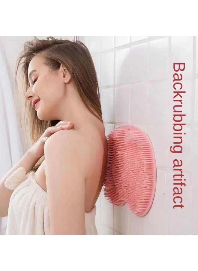 CARTYRA Shower Foot & Back Massage Mat - Silicone Body Scrubber, Wall Mounted, Hands-free, Targeted Massage, Pain & Stress Relief - Image 3