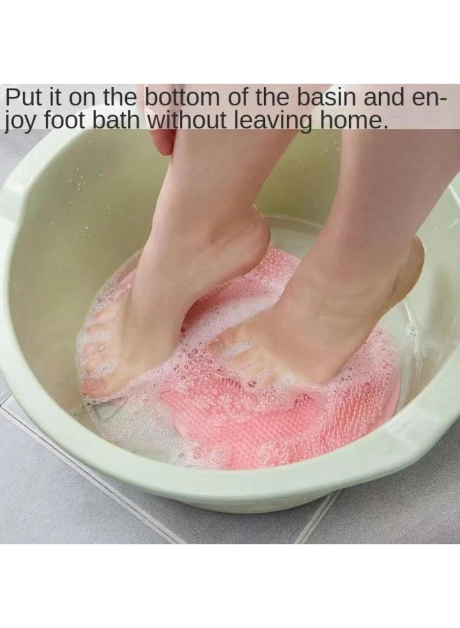 CARTYRA Shower Foot & Back Massage Mat - Silicone Body Scrubber, Wall Mounted, Hands-free, Targeted Massage, Pain & Stress Relief - Image 5