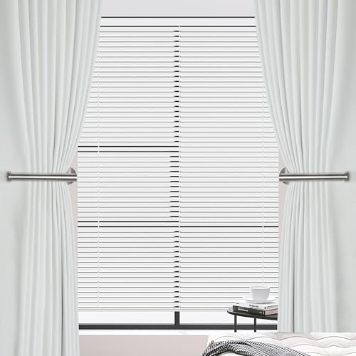 Groleca 2 Pack Adhesive Curtain Holdbacks - No Drill Curtain Tie Backs & Pull Backs (2, Silver) - Image 3