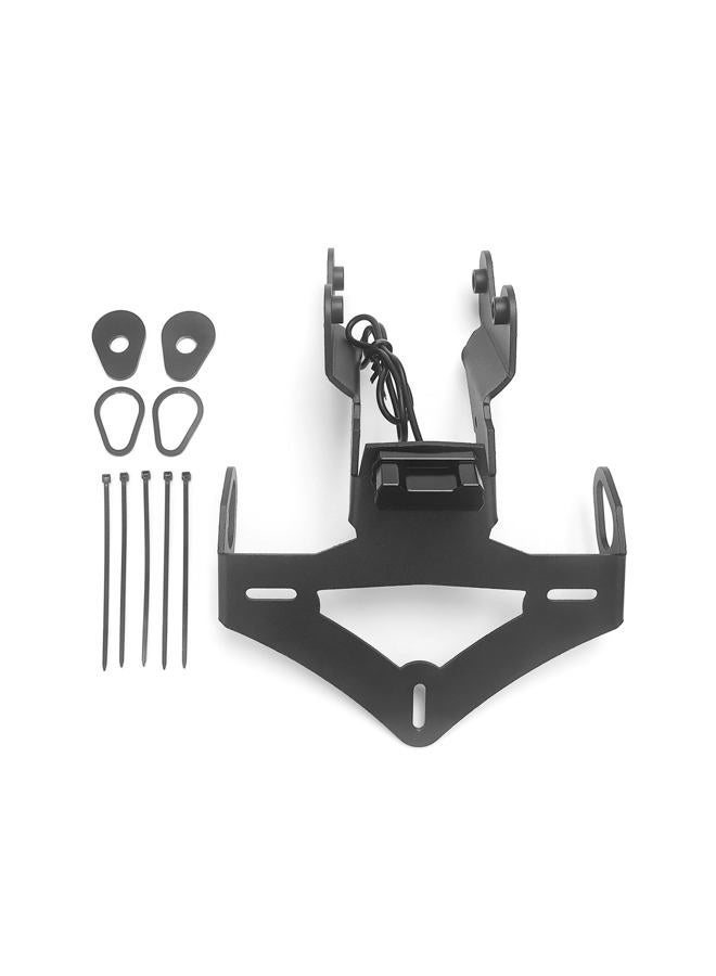 GZDLMoto Motorcycle Fender Eliminator Kit, Tail Tidy, License Plate Holder for Yamaha MT09/FZ09/MT09 SP/Tracer 900 2024-2025, Black CNC Aluminum, With LED - Image 1