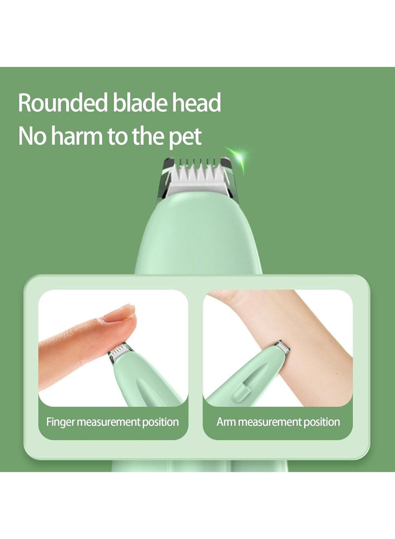 عام مقص قدم الكلب مع إضاءة LED، مقص كهربائي صامت لقص شعر أقدام الكلب، مجموعة تصفيف شعر الحيوانات الأليفة التي تتضمن مقص قدم الكلب ومقص تصفيف الشعر للكلاب. - Image 5