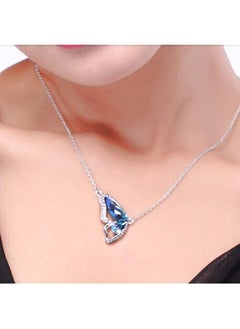 erorex Butterfly Jewelry Set Butterfly Stylish Chain Pendant Necklace Silver Butterfly Pendant Necklace Earrings Bracelet Set Butterfly Necklace Birthstone Jewelry For Women Girls  - Image 2