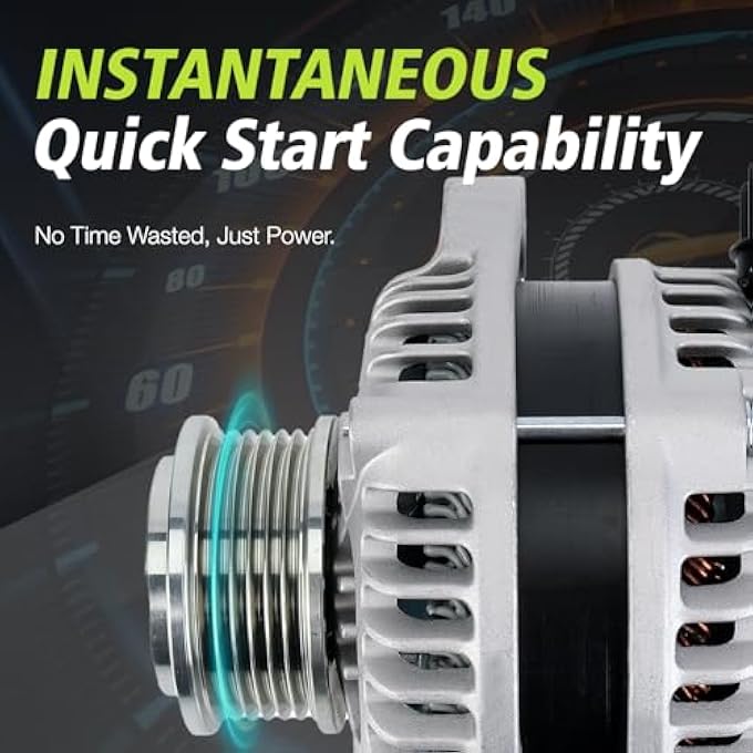 Kinwrdsn Alternator Replacement for 2012-2015 Pilot2011-2013 Odyssey2012-2014 for Ridgeline V6 3.5L104210-1240, 9764219-124290-5582 - Image 2